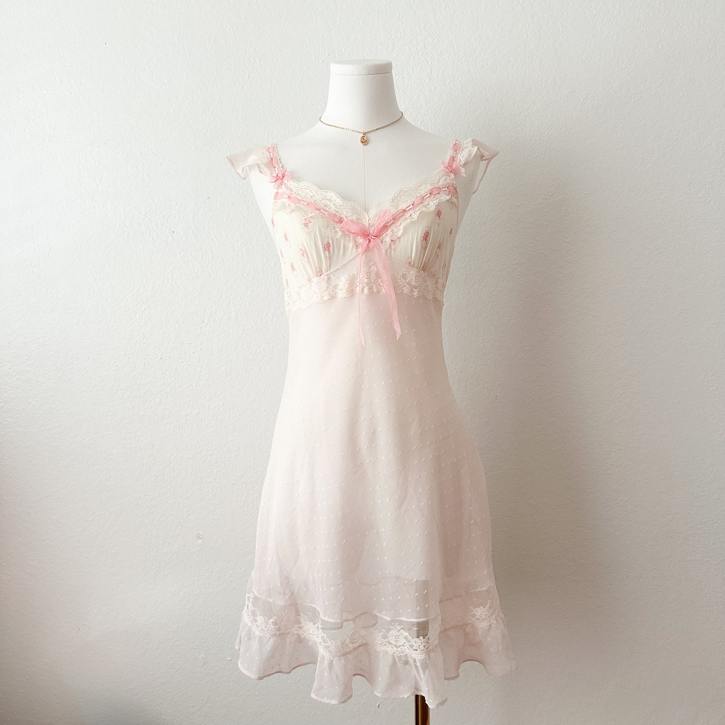 Sheer Rosé Princess Slip