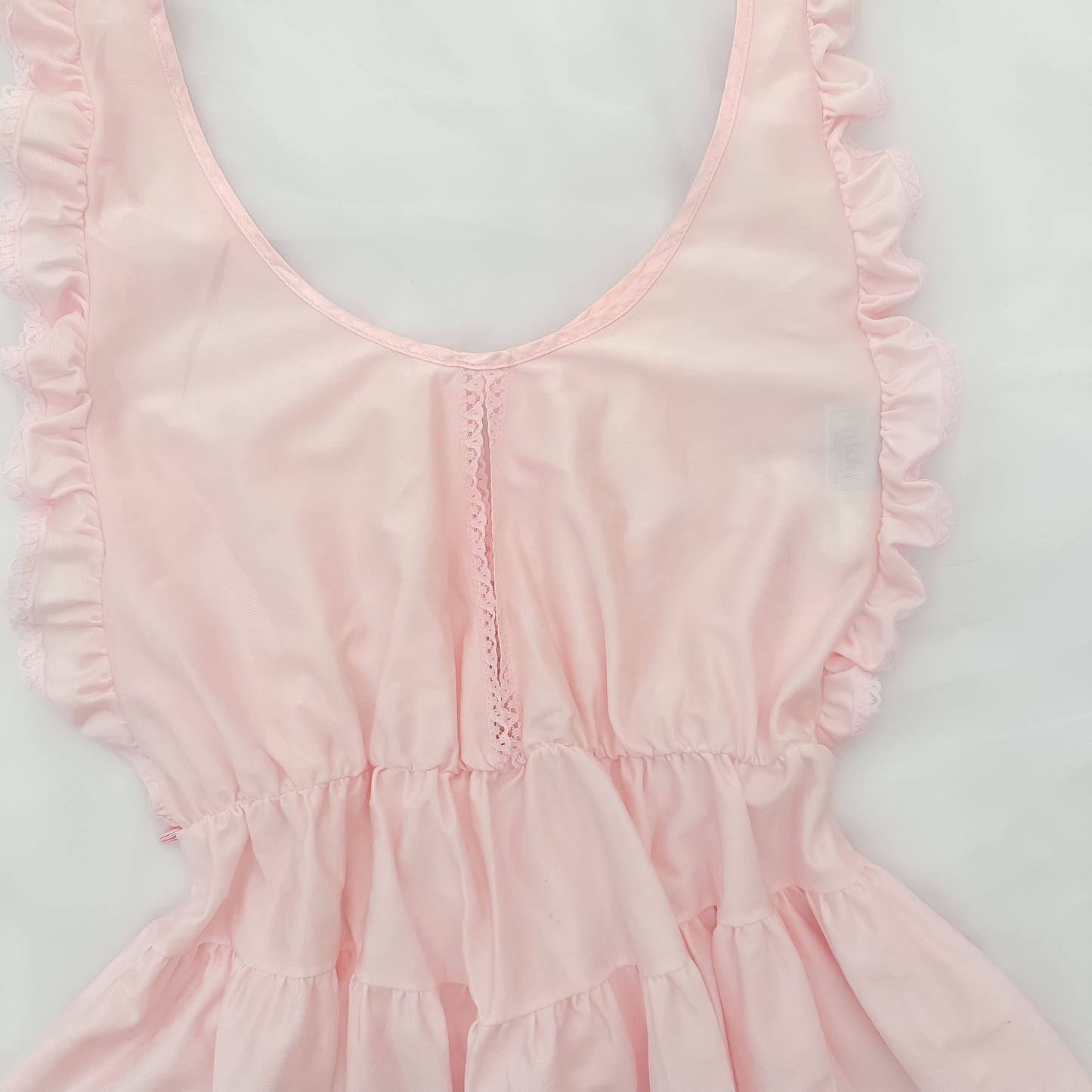 Semi Sheer Vintage Blush Babydoll