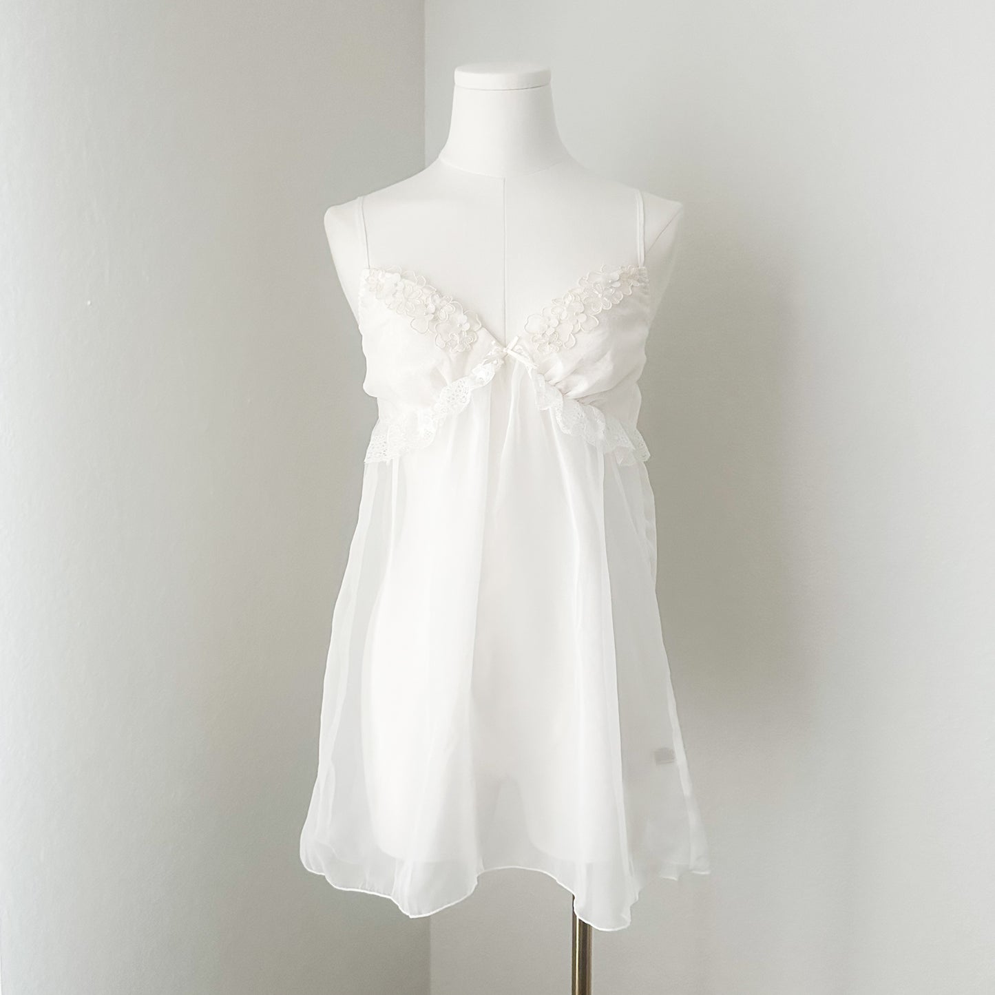 Sheer Butter Daisy Babydoll