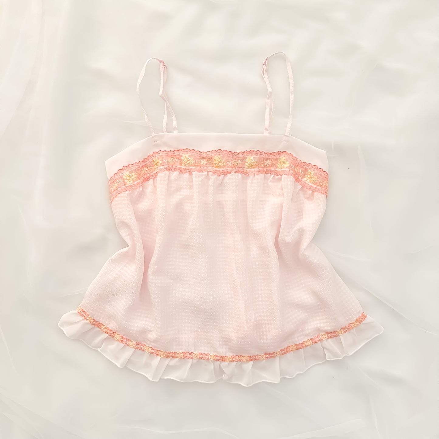 Japanese Soft Pink Babydoll Camisole