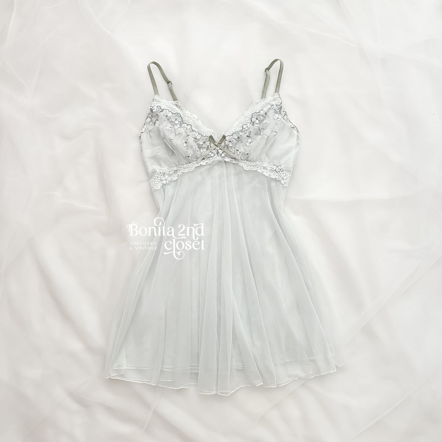 Frosted Bloom Babydoll Slip