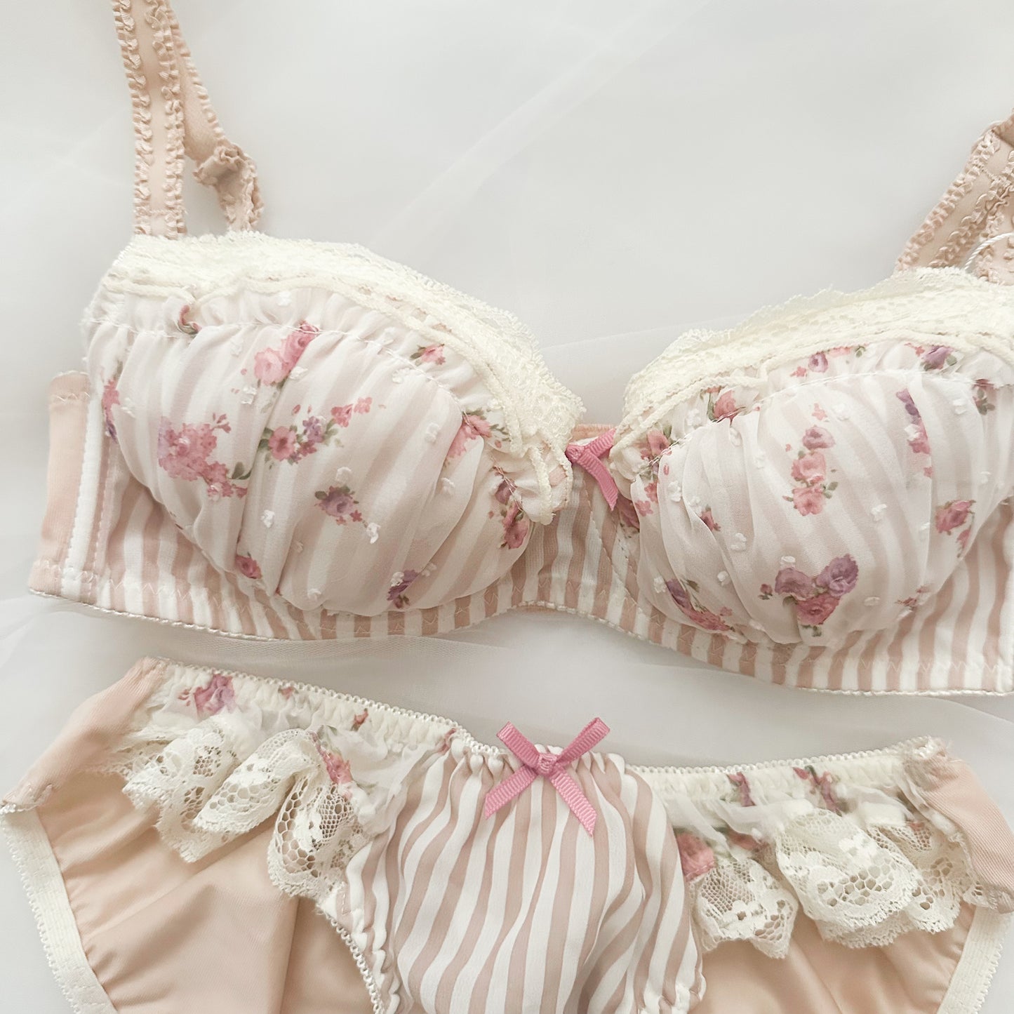 Blush Garden Stripes Set 34B