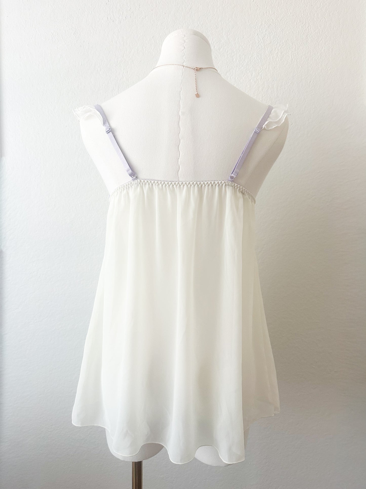 Sheer Lilac Petal Camisole