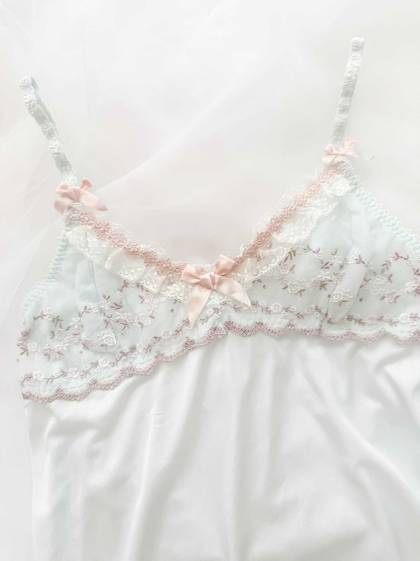 Mint Cream Dew Slipdress