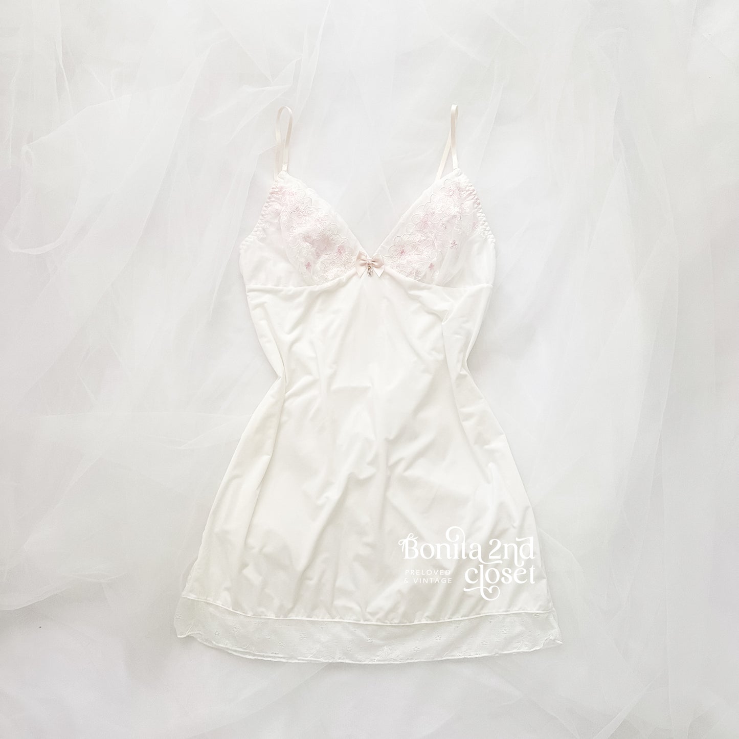 Blush Bloom Lace Slipdress