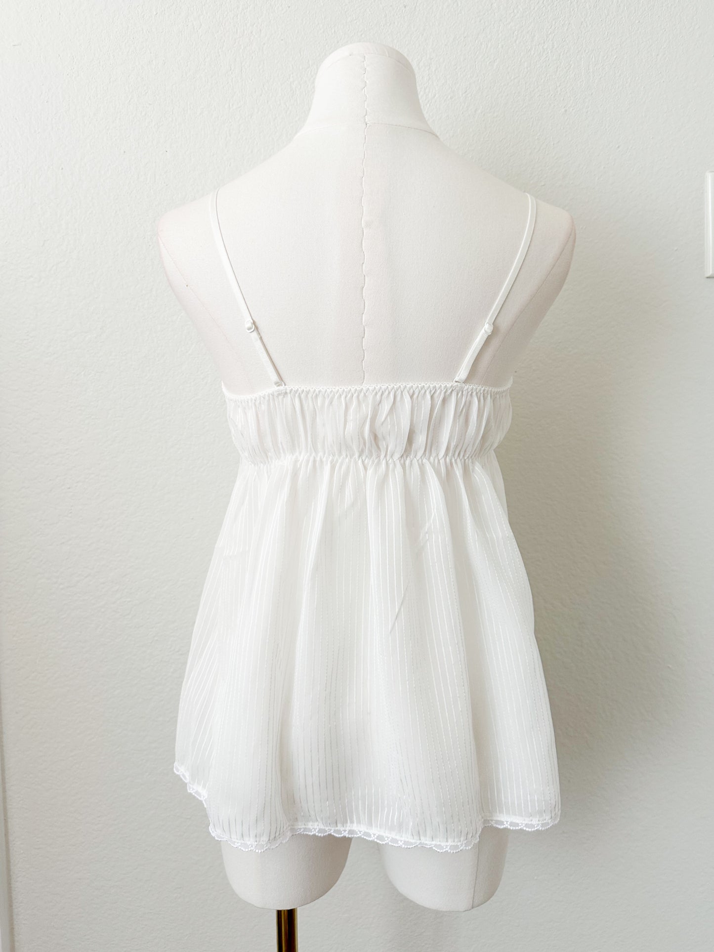 Stripe Mint Daisy Camisole