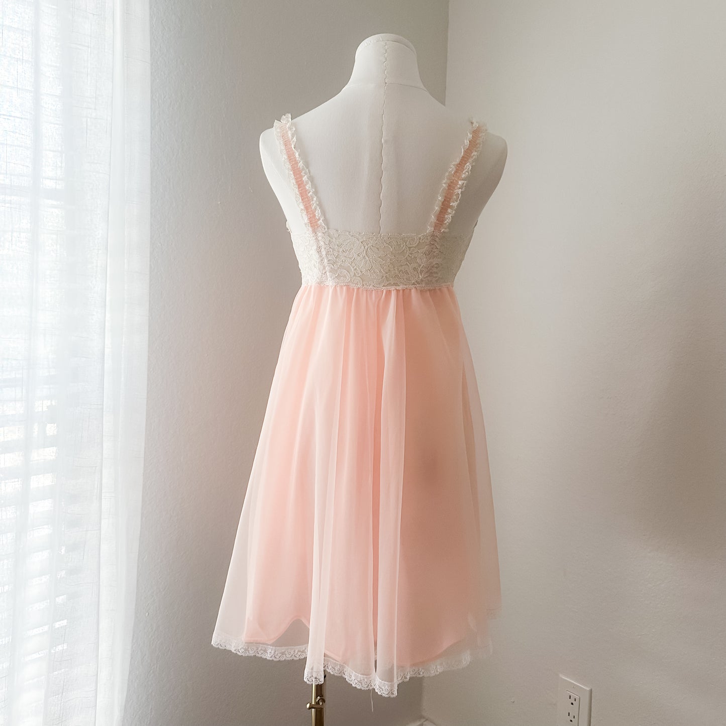Vintage Peach Princess Babydoll