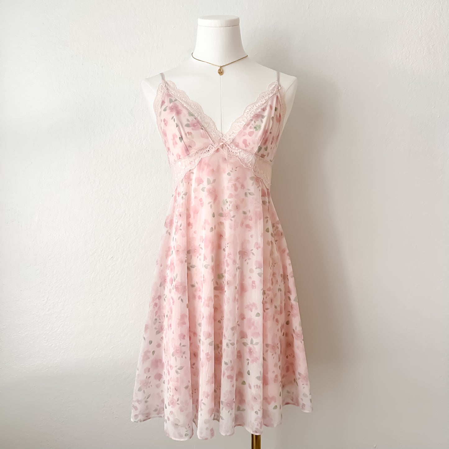 Blooming Blush Garden Babydoll Slip