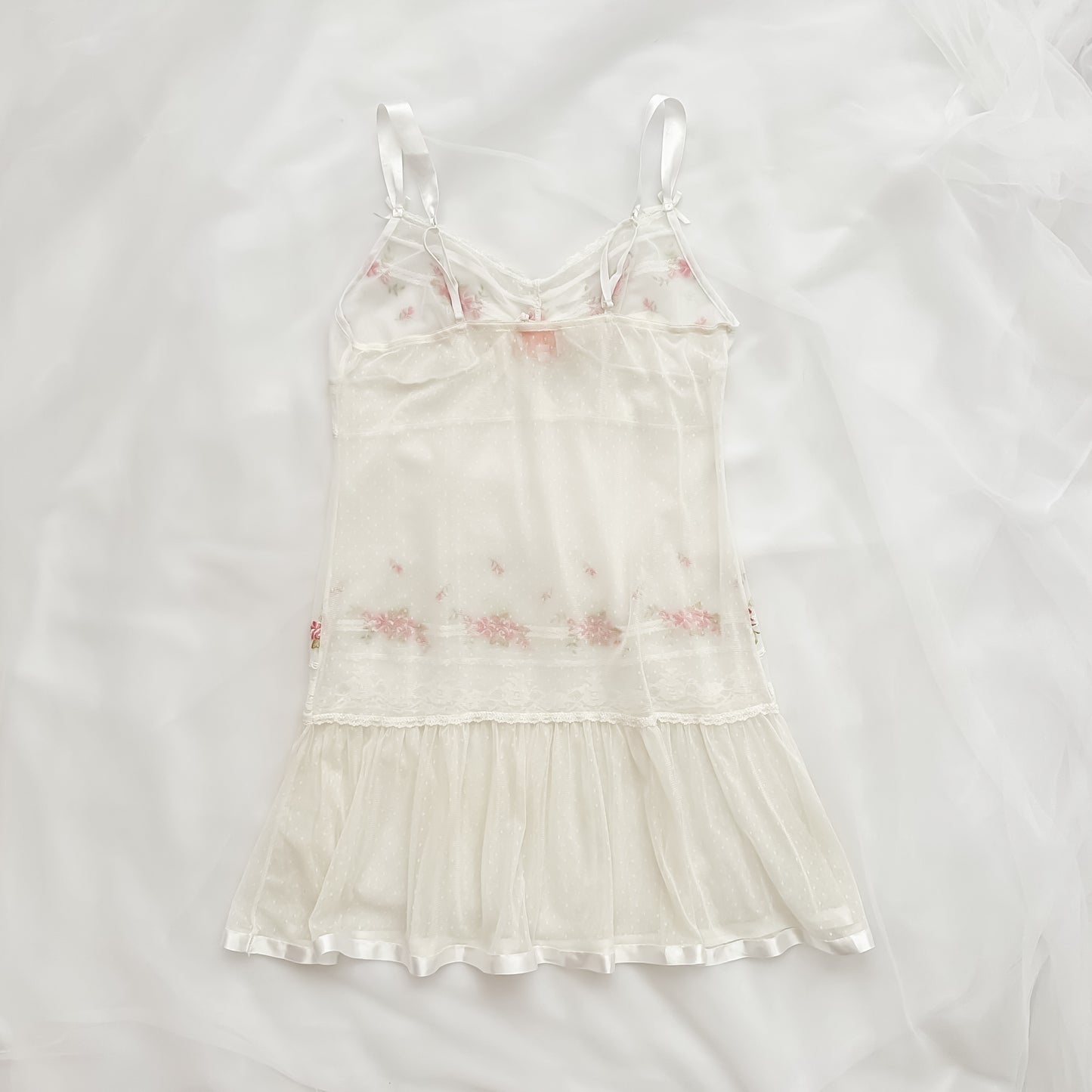 Lullaby Lace Babydoll with Rosébuds