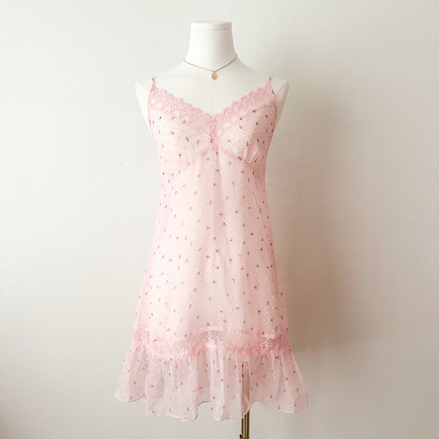 Sheer Rosebud Fairy Slip