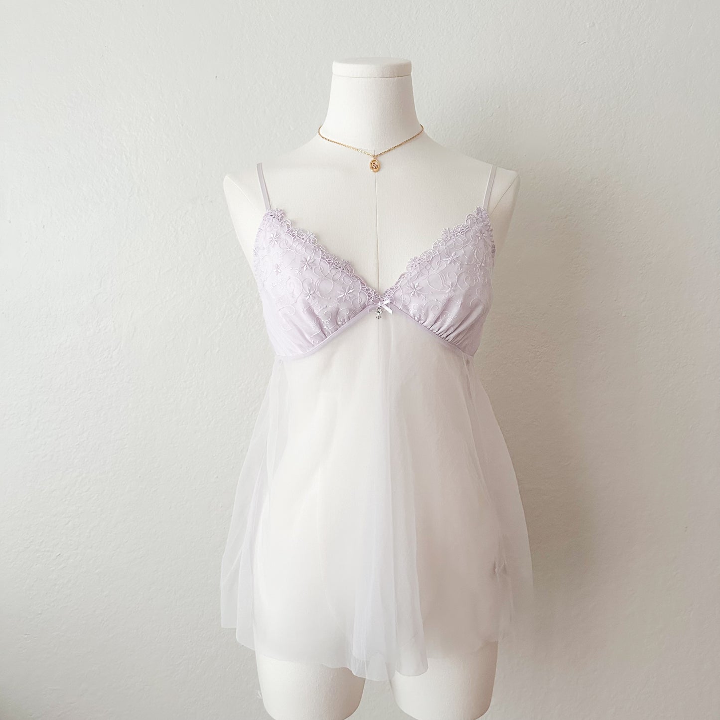 Lavender Floral Lace Camisole