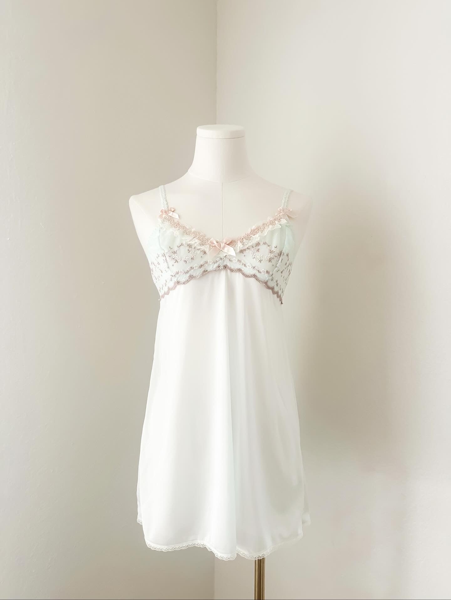 Mint Cream Dew Slipdress