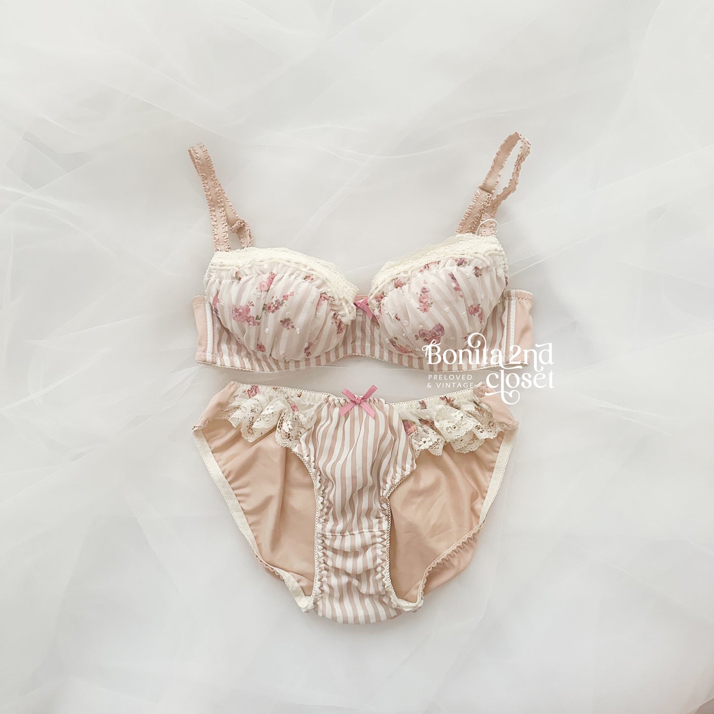 Blush Garden Stripes Set 34B