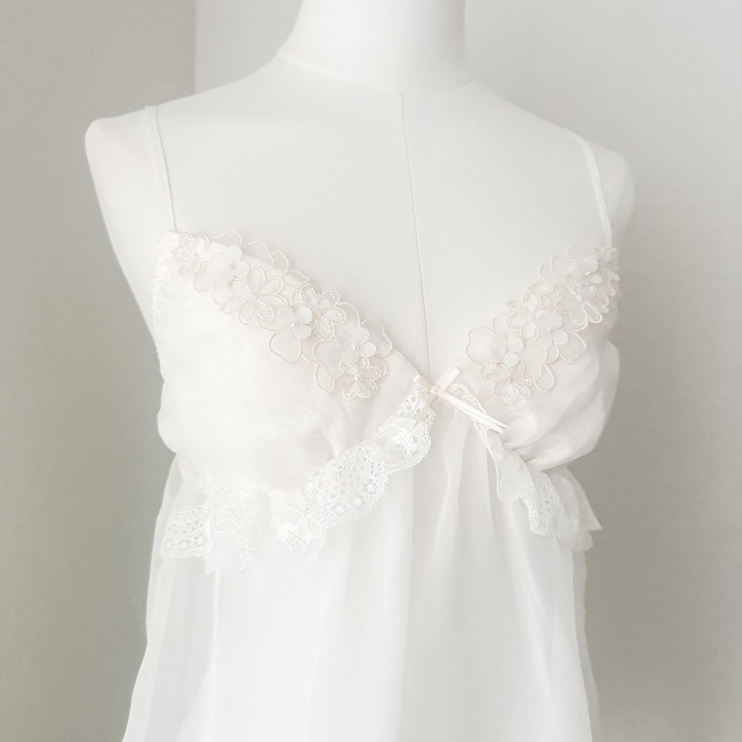 Sheer Butter Daisy Babydoll
