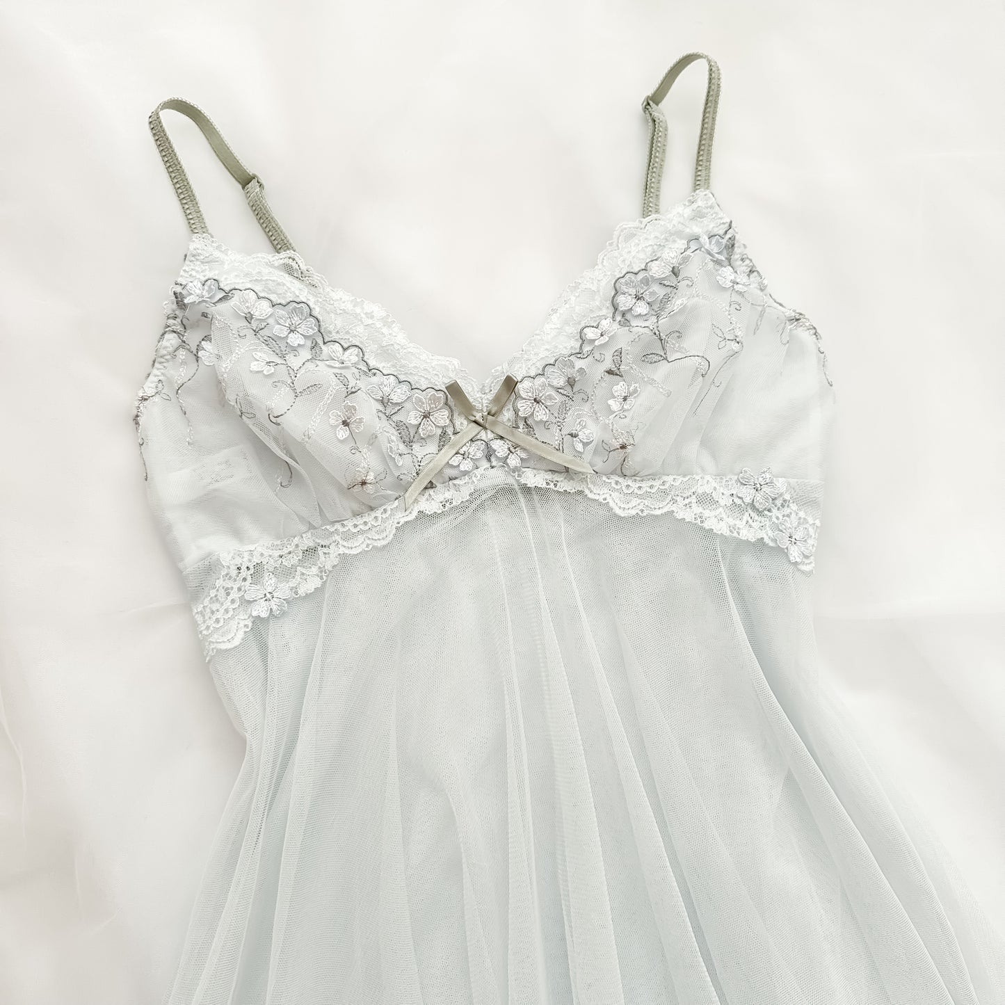 Frosted Bloom Babydoll Slip