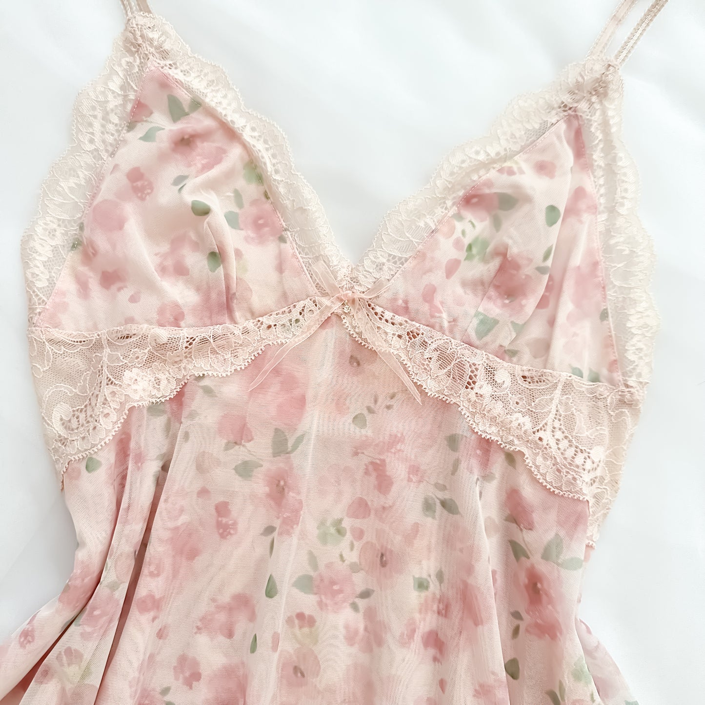 Blooming Blush Garden Babydoll Slip