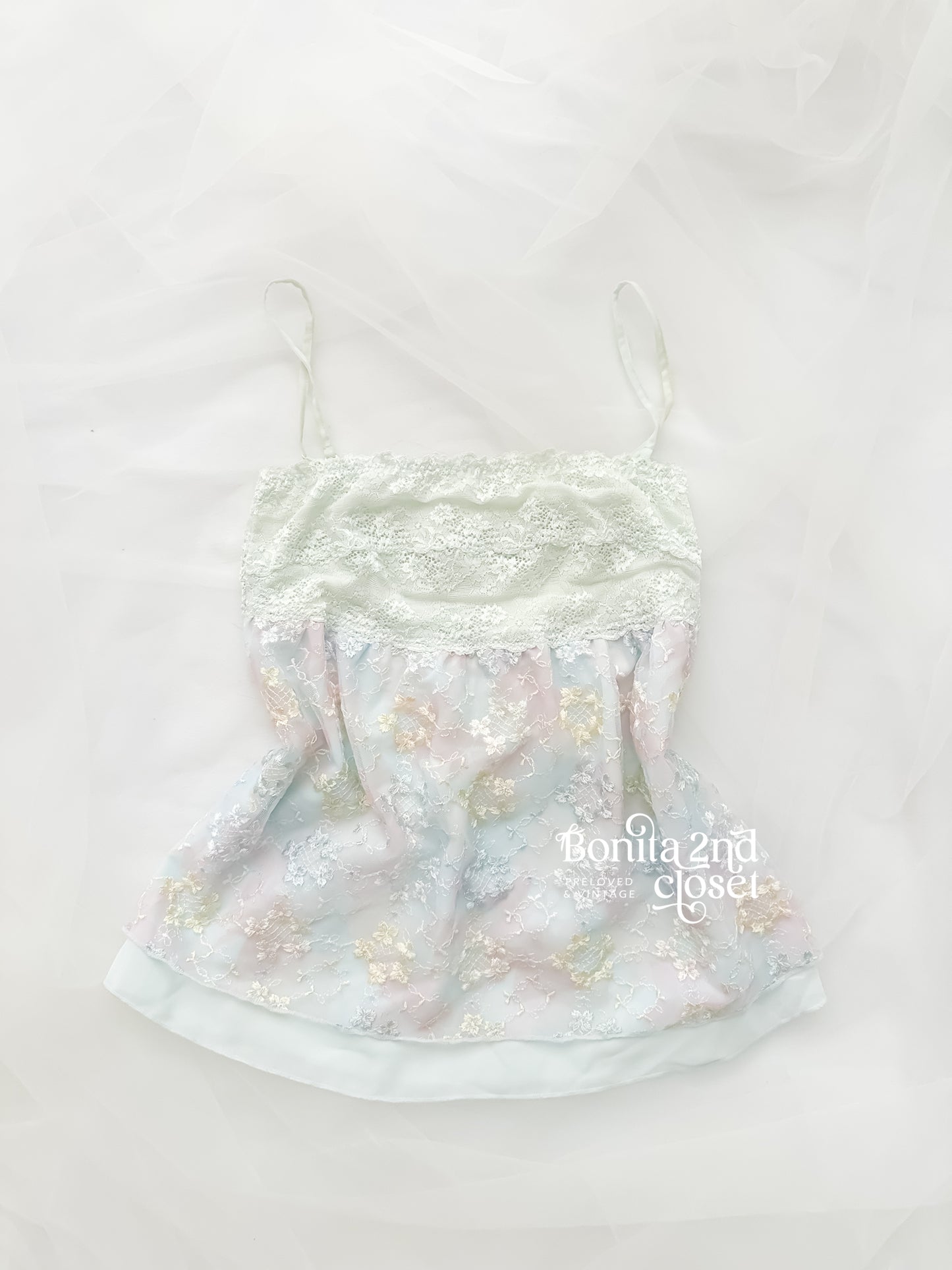 Floral Pastel Garden Camisole