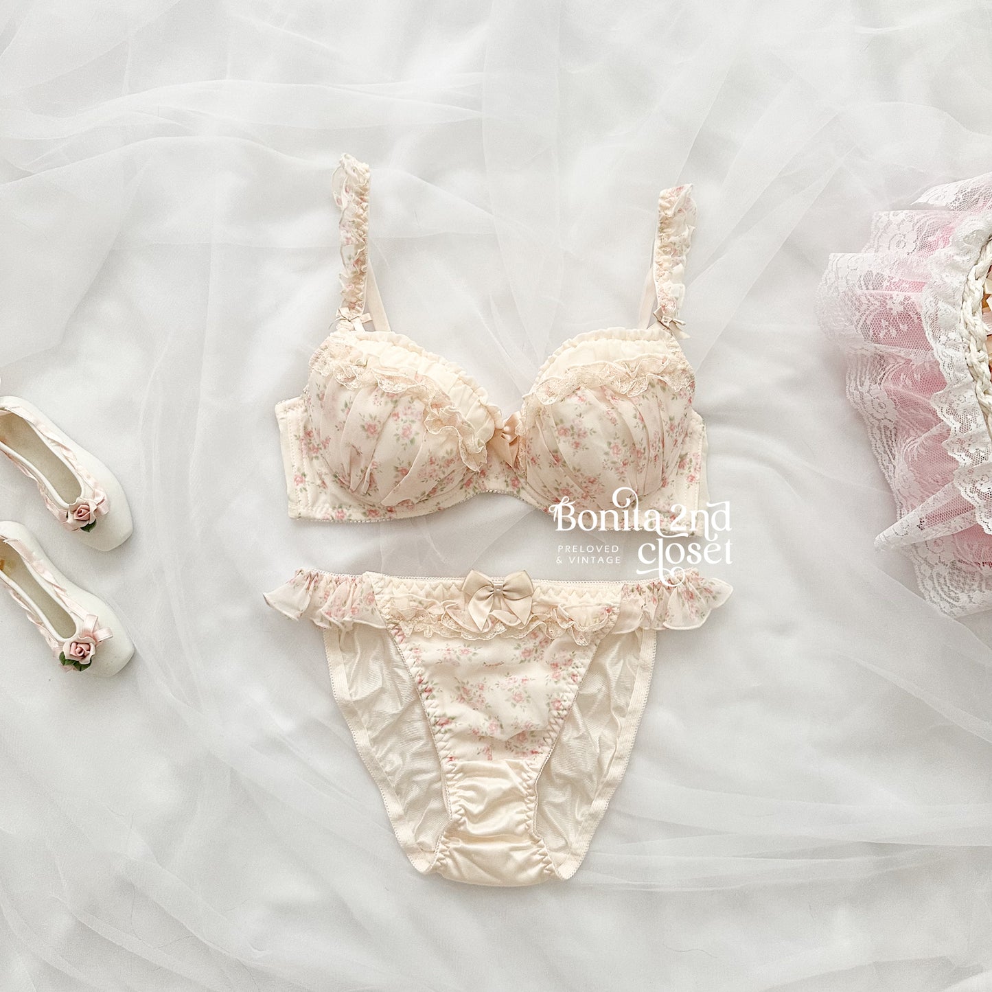 Vanilla Cream bra set