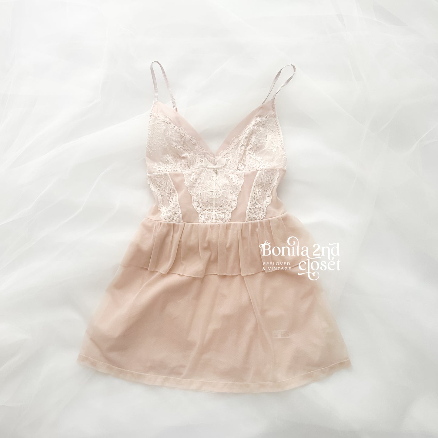 Ruffle Lace Darling Slipdress