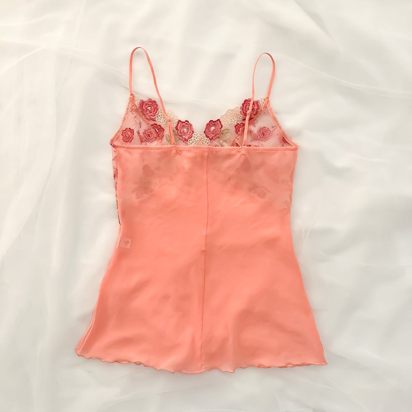 Japanese Coral Embroidery Camisole