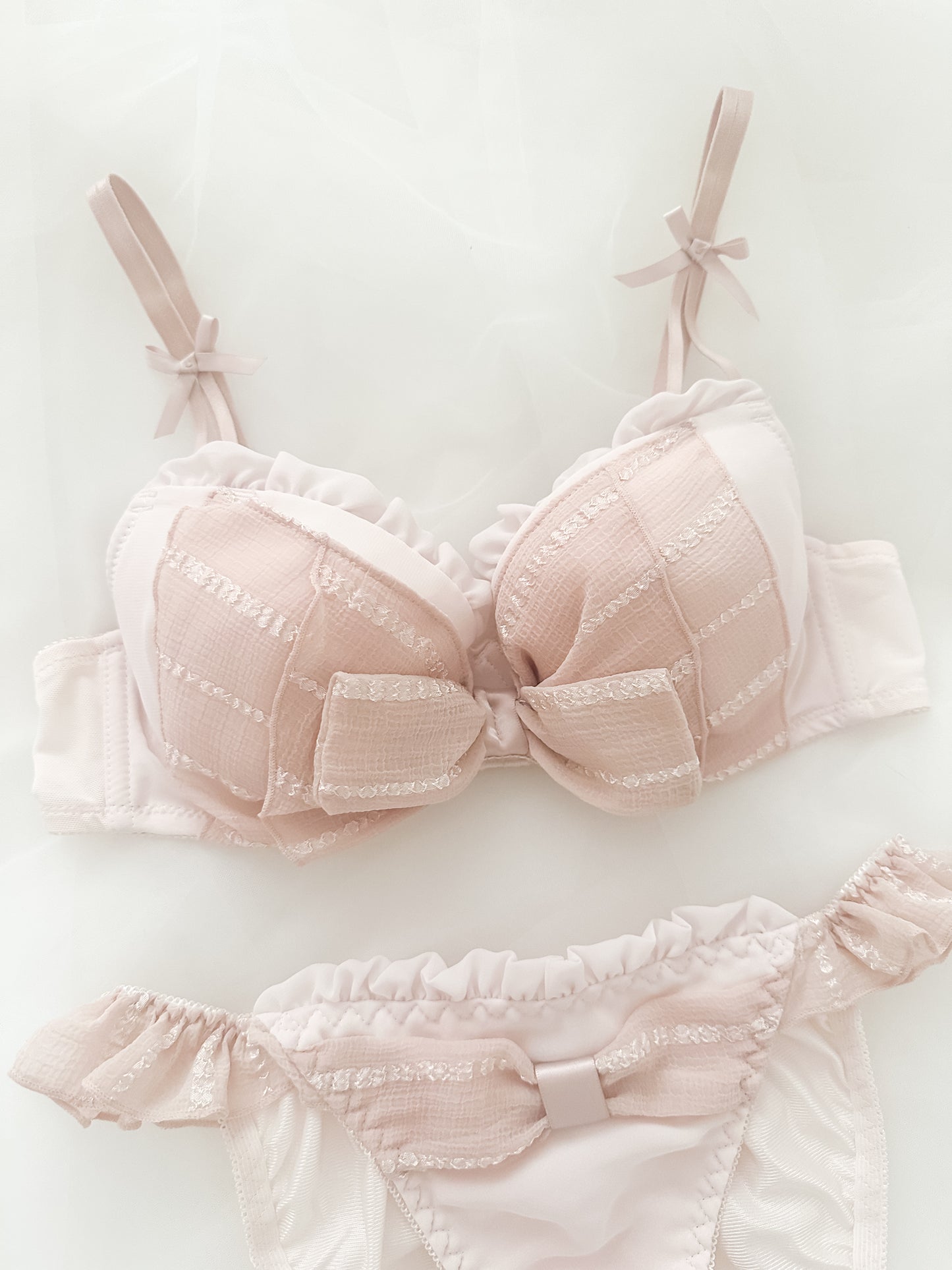 Blushing Petal Bra Set 34A