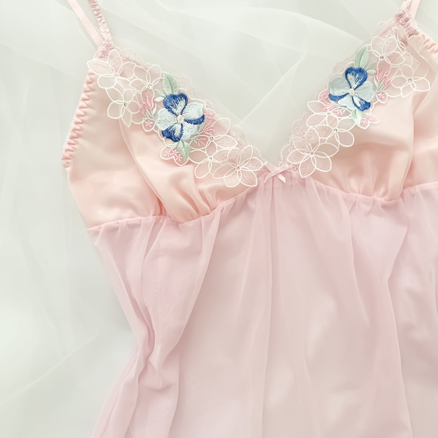 Sheer Cherry Florette Babydoll