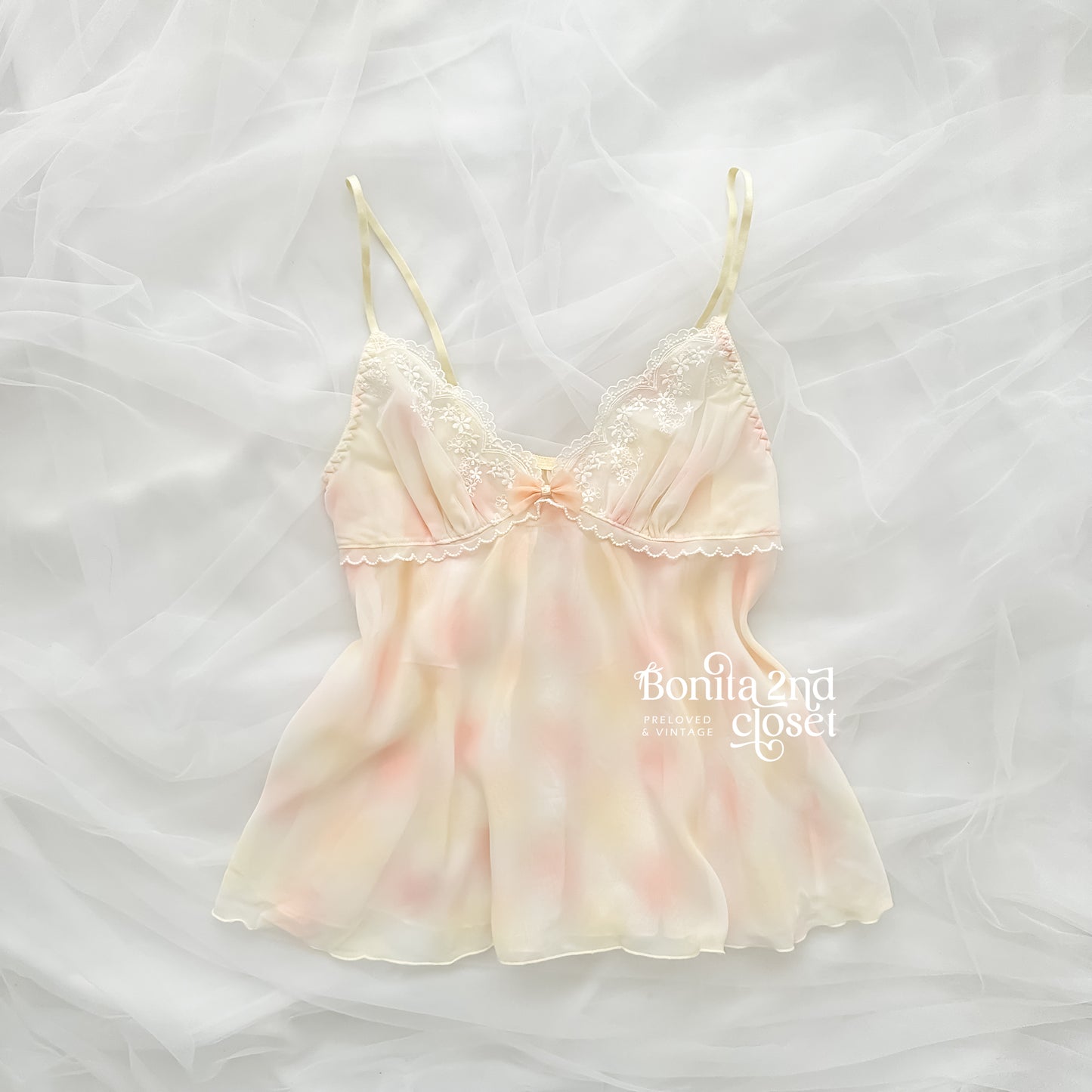 Peach Cream Blush Camisole