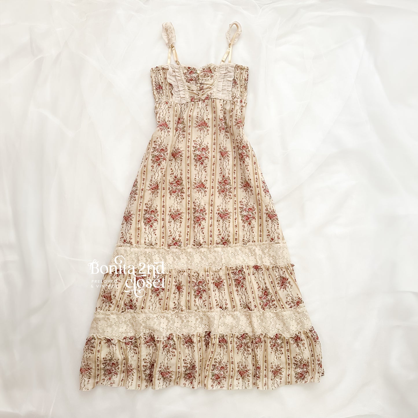 Axes Femme Vintage Floral Maxi Dress