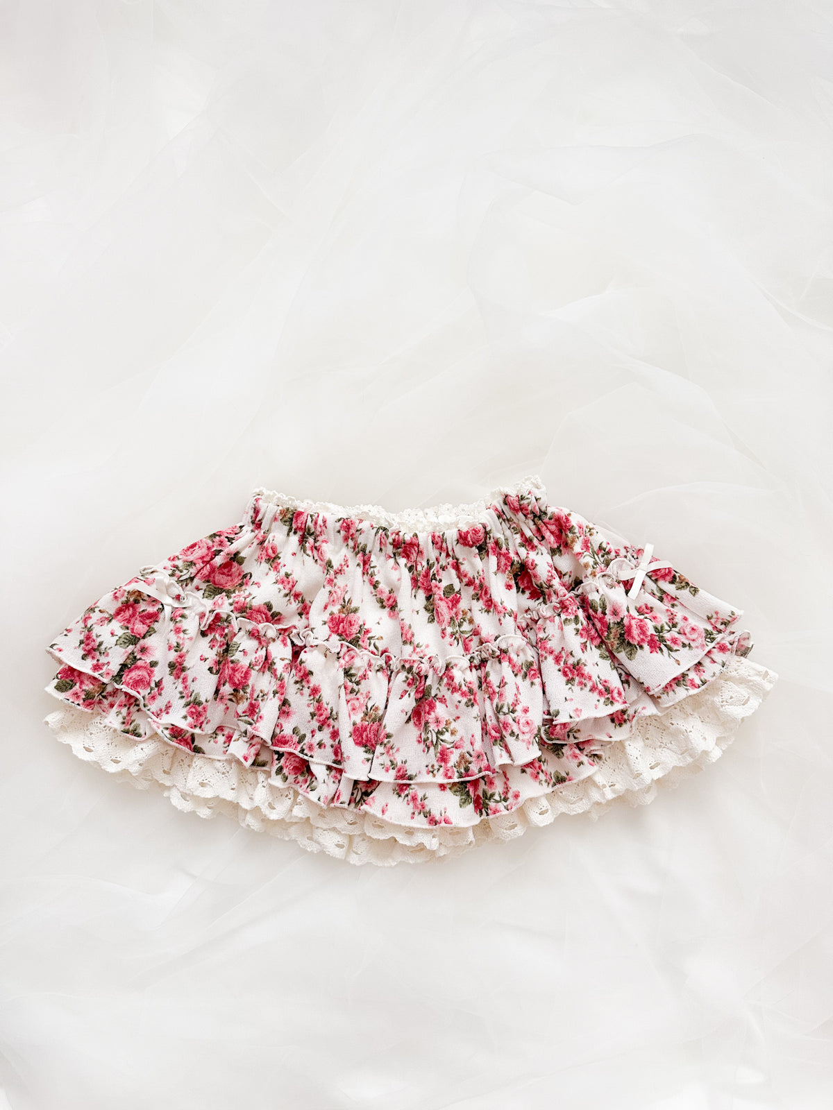Rare Liz Lisa Ruffle Floral Skirt
