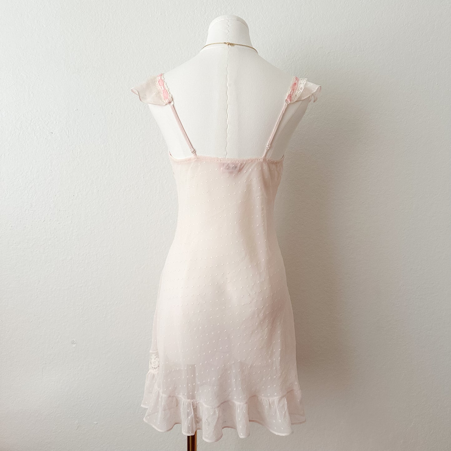 Sheer Rosé Princess Slip