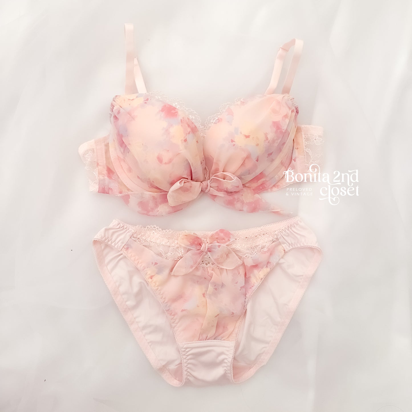 Japanese Coquette Flora Bra Set 34A