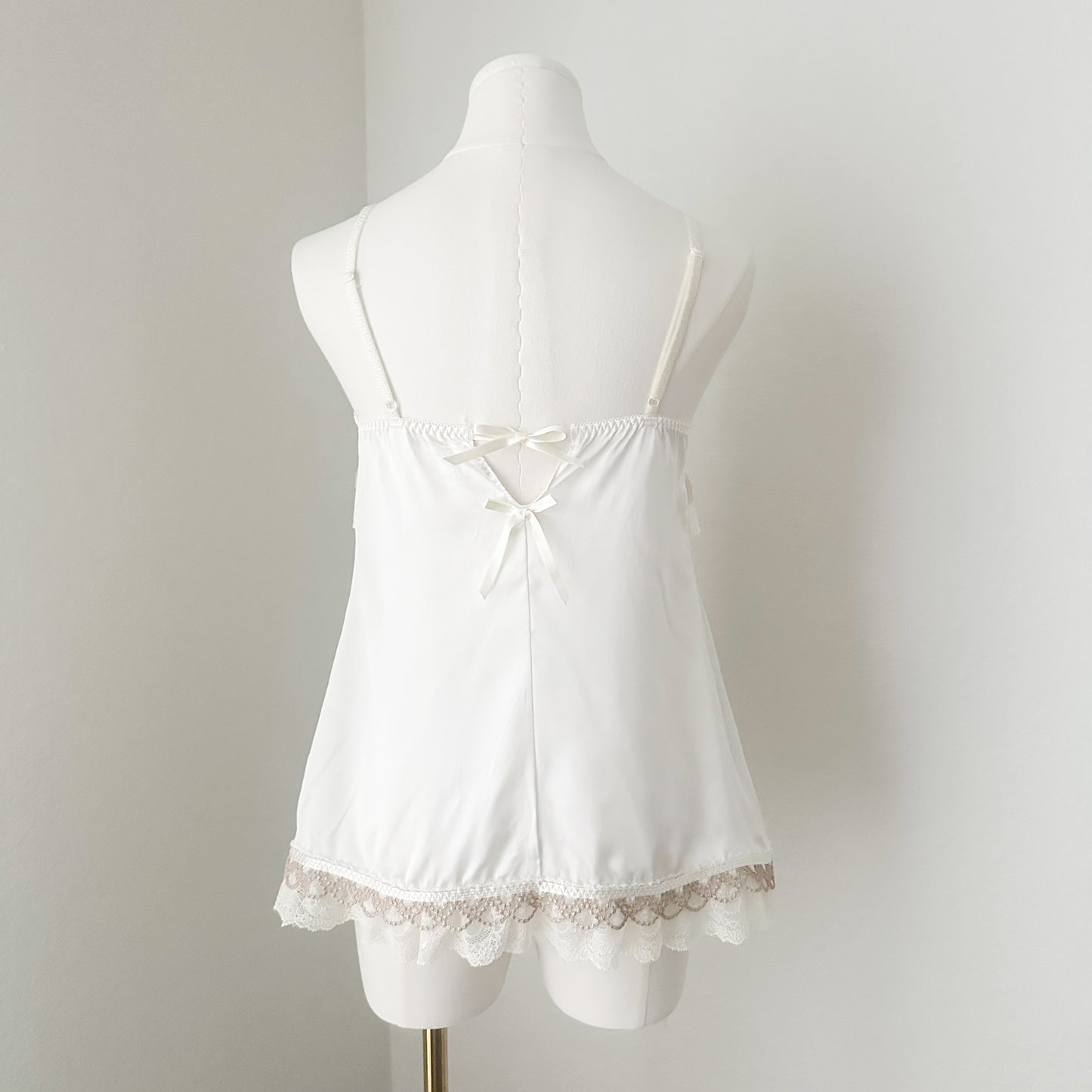 Satin Ruffle Charm Camisole