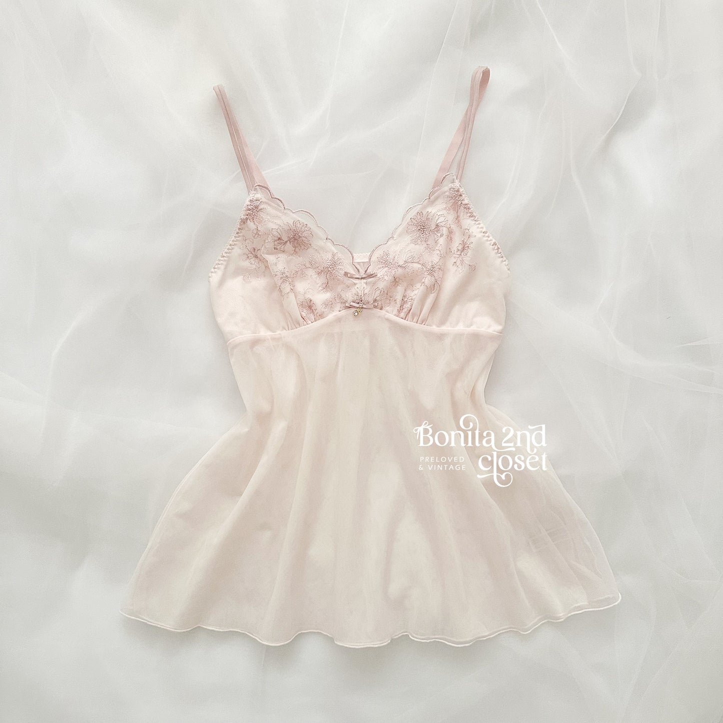 Soft Blush Floral Camisole