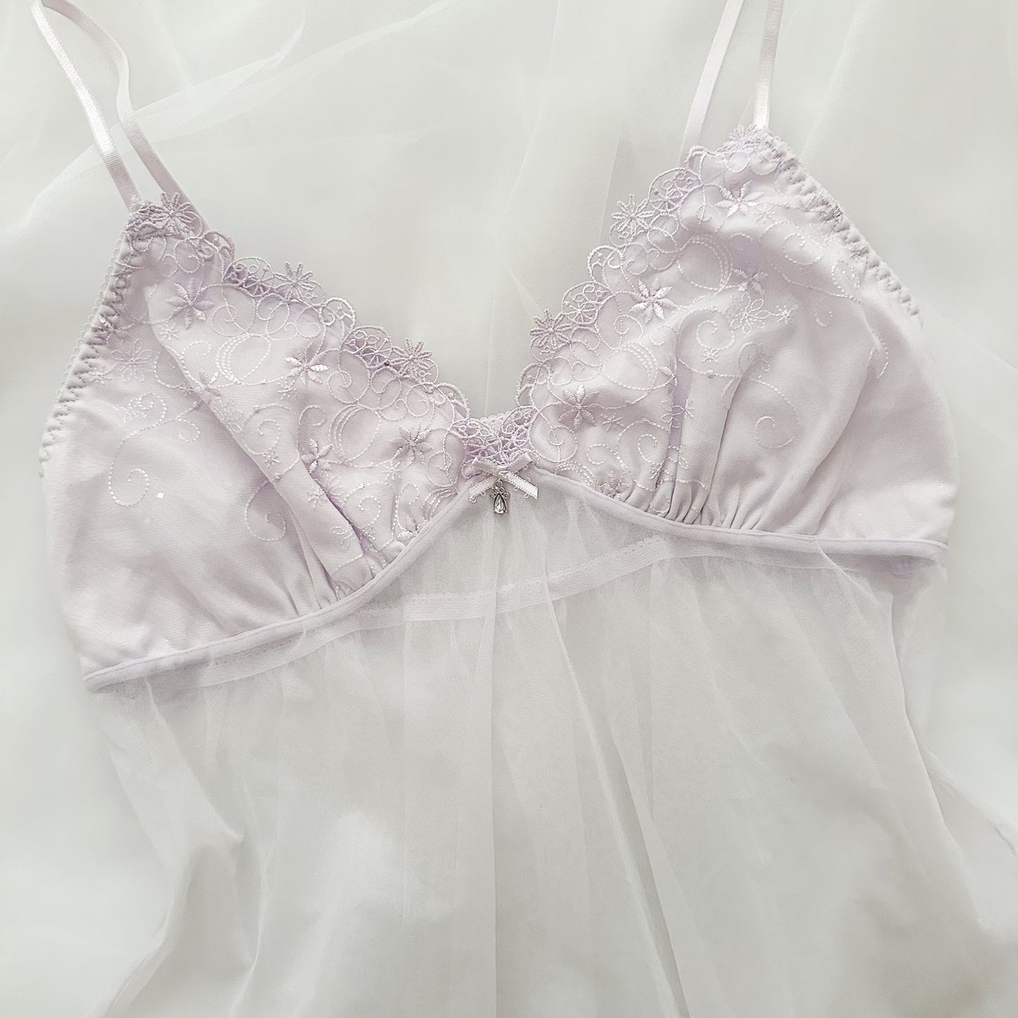 Lavender Floral Lace Camisole