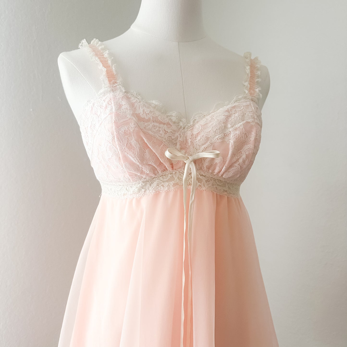 Vintage Peach Princess Babydoll