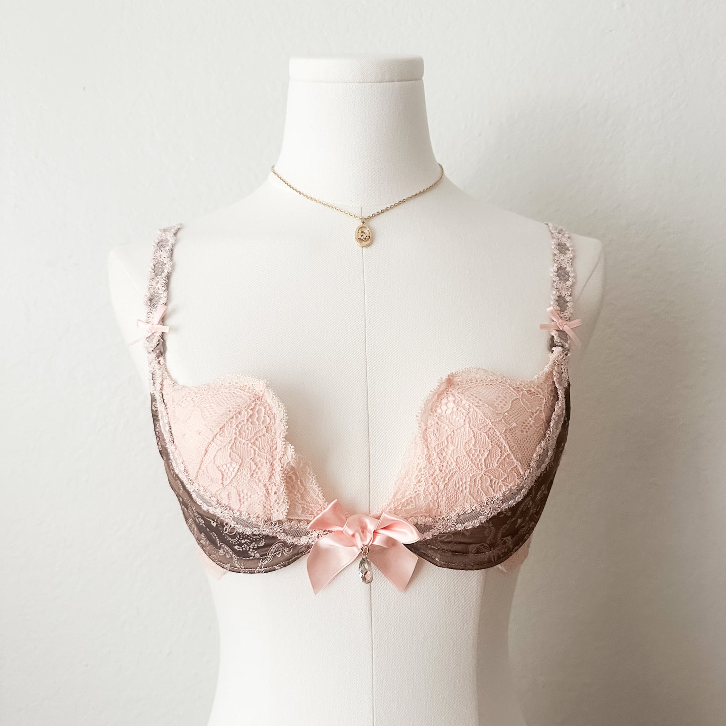 Dusky Rosé Lace Bra 32A