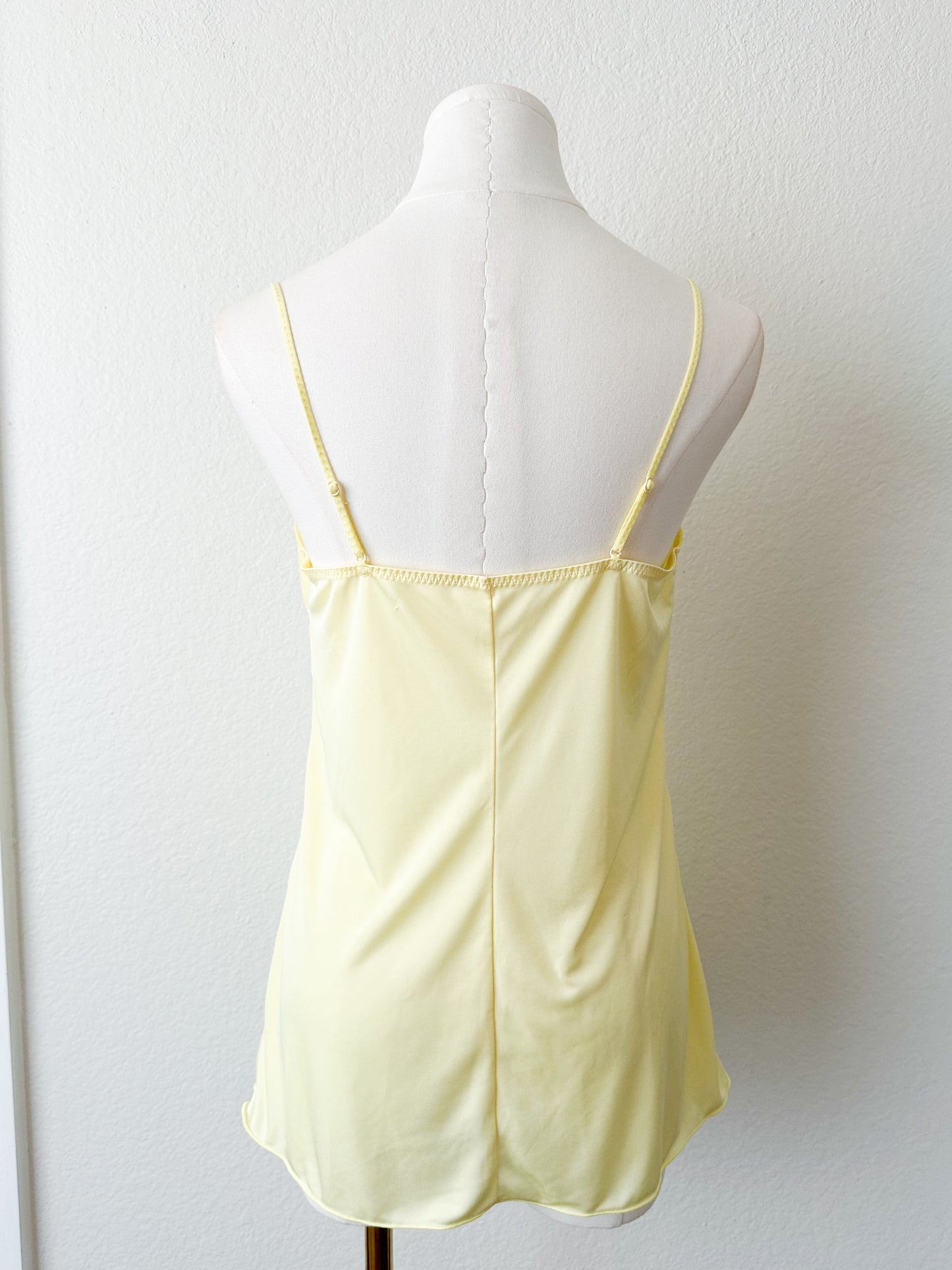 Lemon Floral Embroidery Camisole