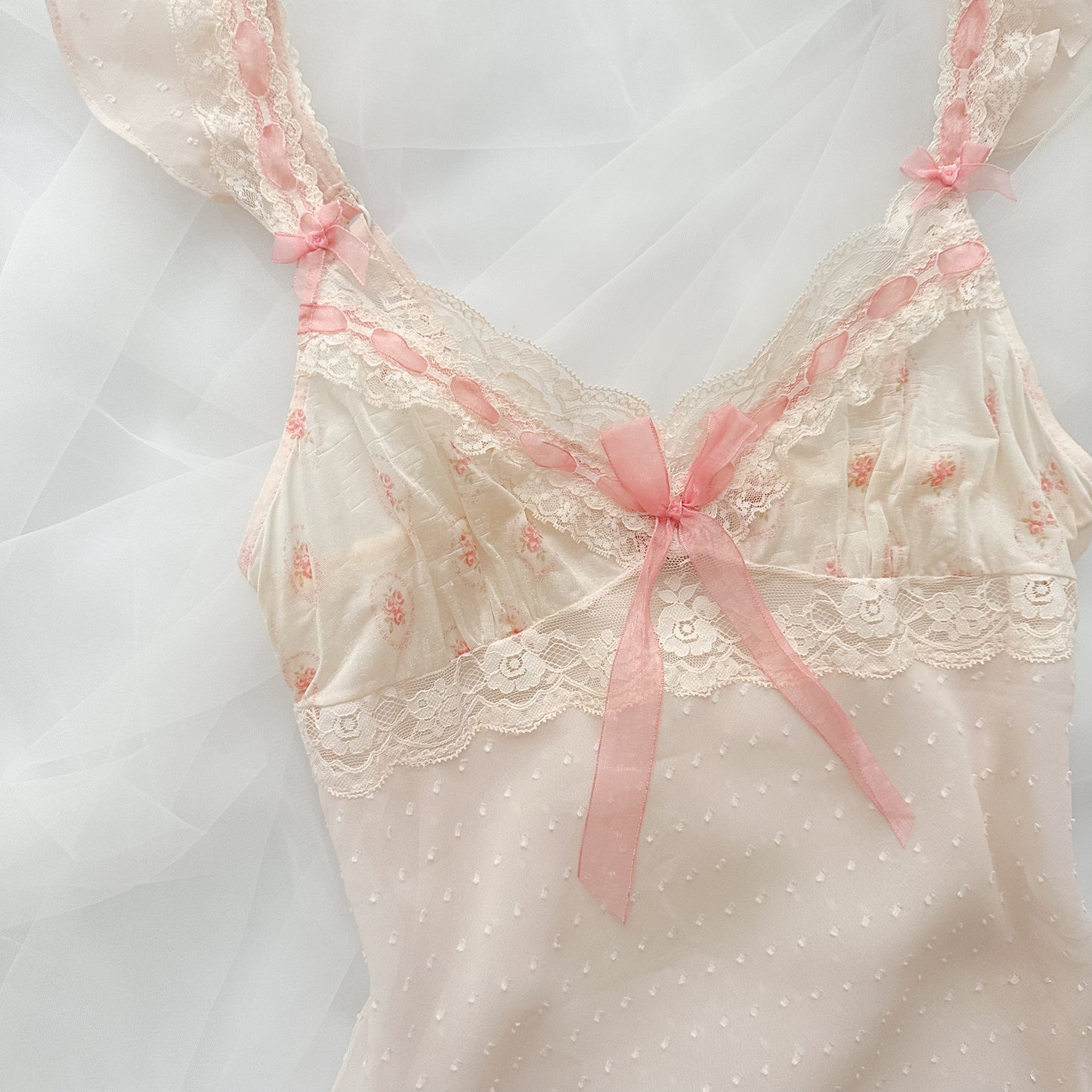 Sheer Rosé Princess Slip