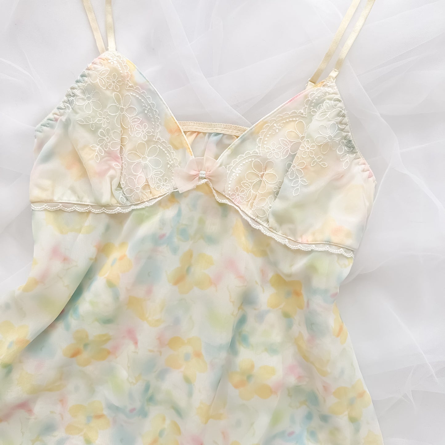 Lemon Meringue Bloom Camisole