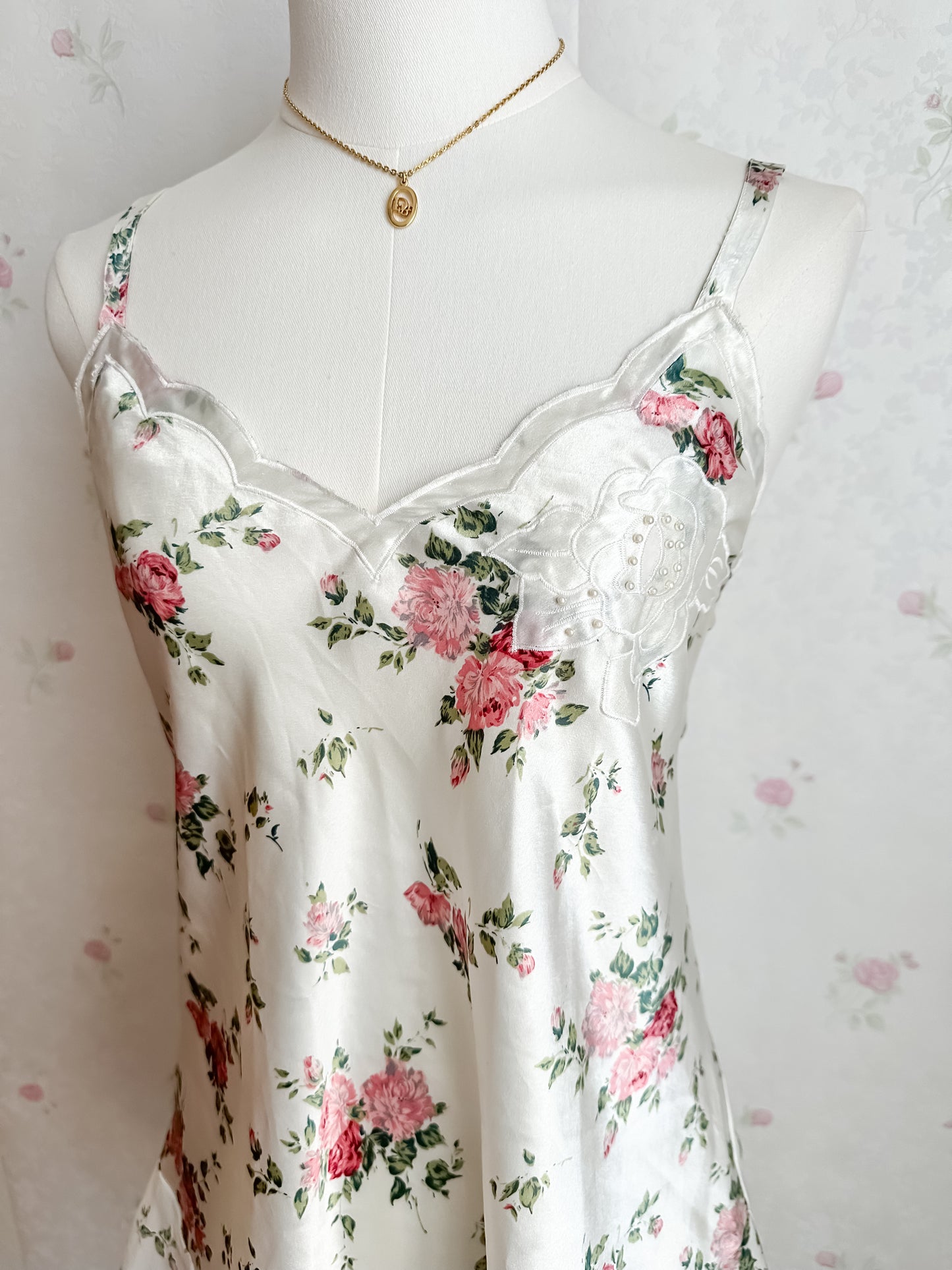 VS White Rose Garden Slipdress