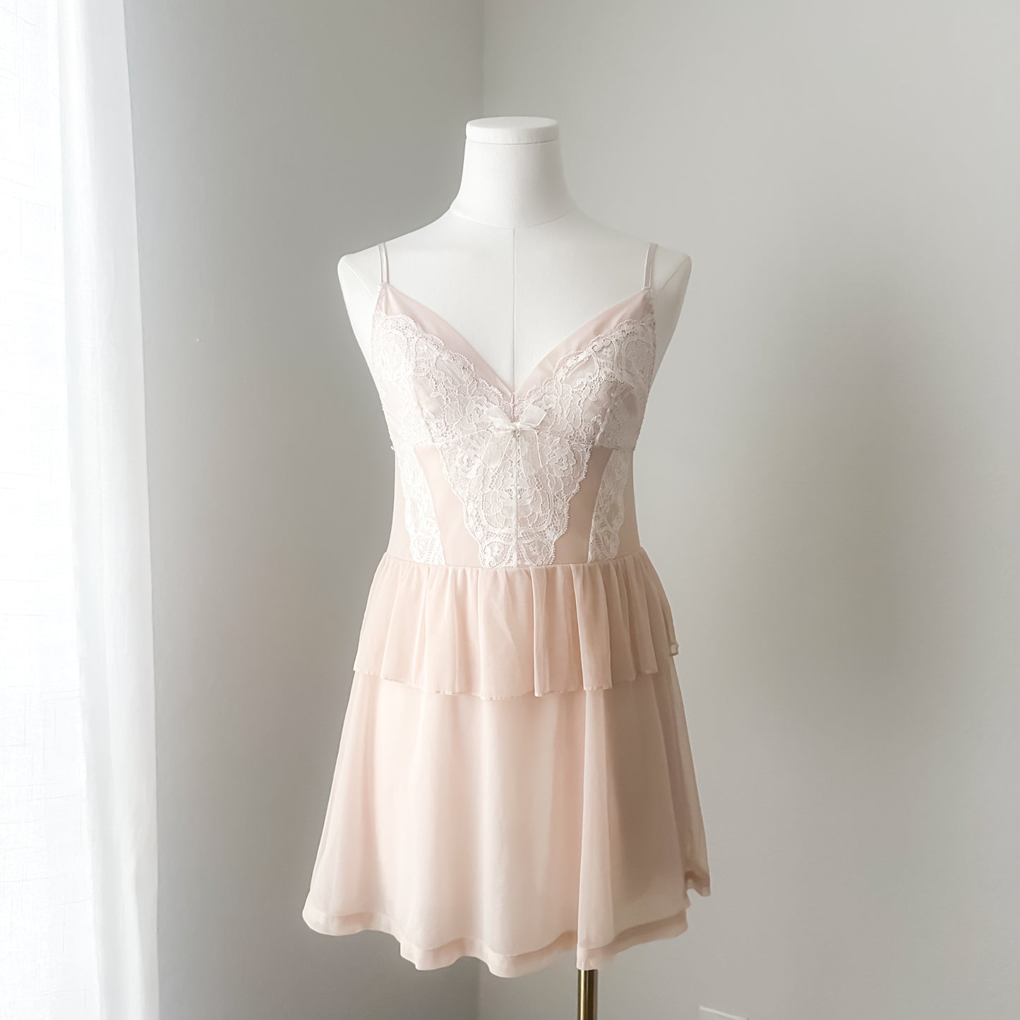 Ruffle Lace Darling Slipdress