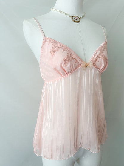 Blush Stripe Babydoll Camisole