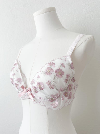 Blush Sakura Lace Bra Set