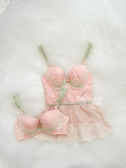 Sage Blossom Fae Corset