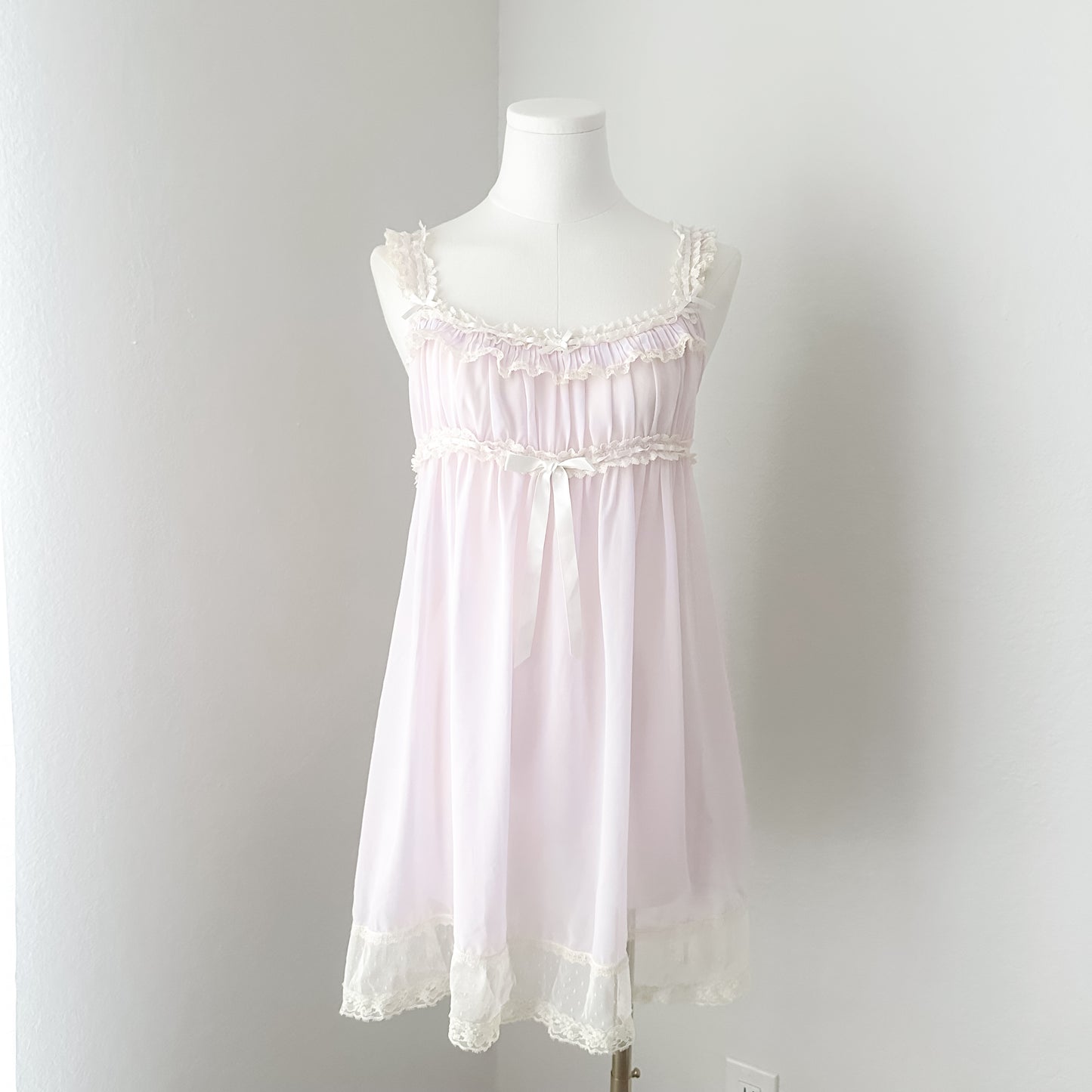 Sheer Lilac Cottage Babydoll