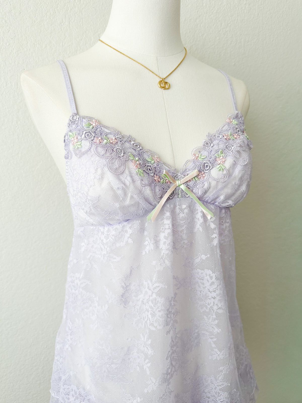 Lavender Fairy Lace Babydoll Set