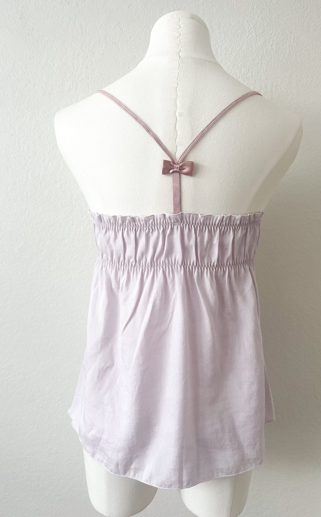 Mauve Mist Ribbon Camisole