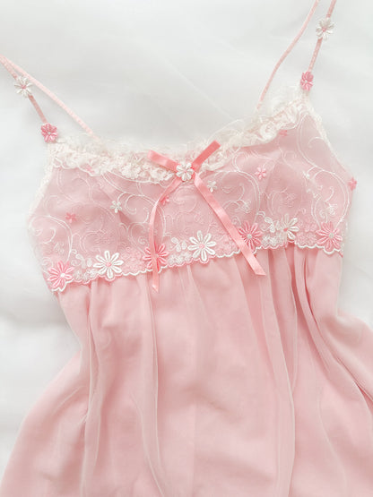 Pink Daisy Floral Camisole