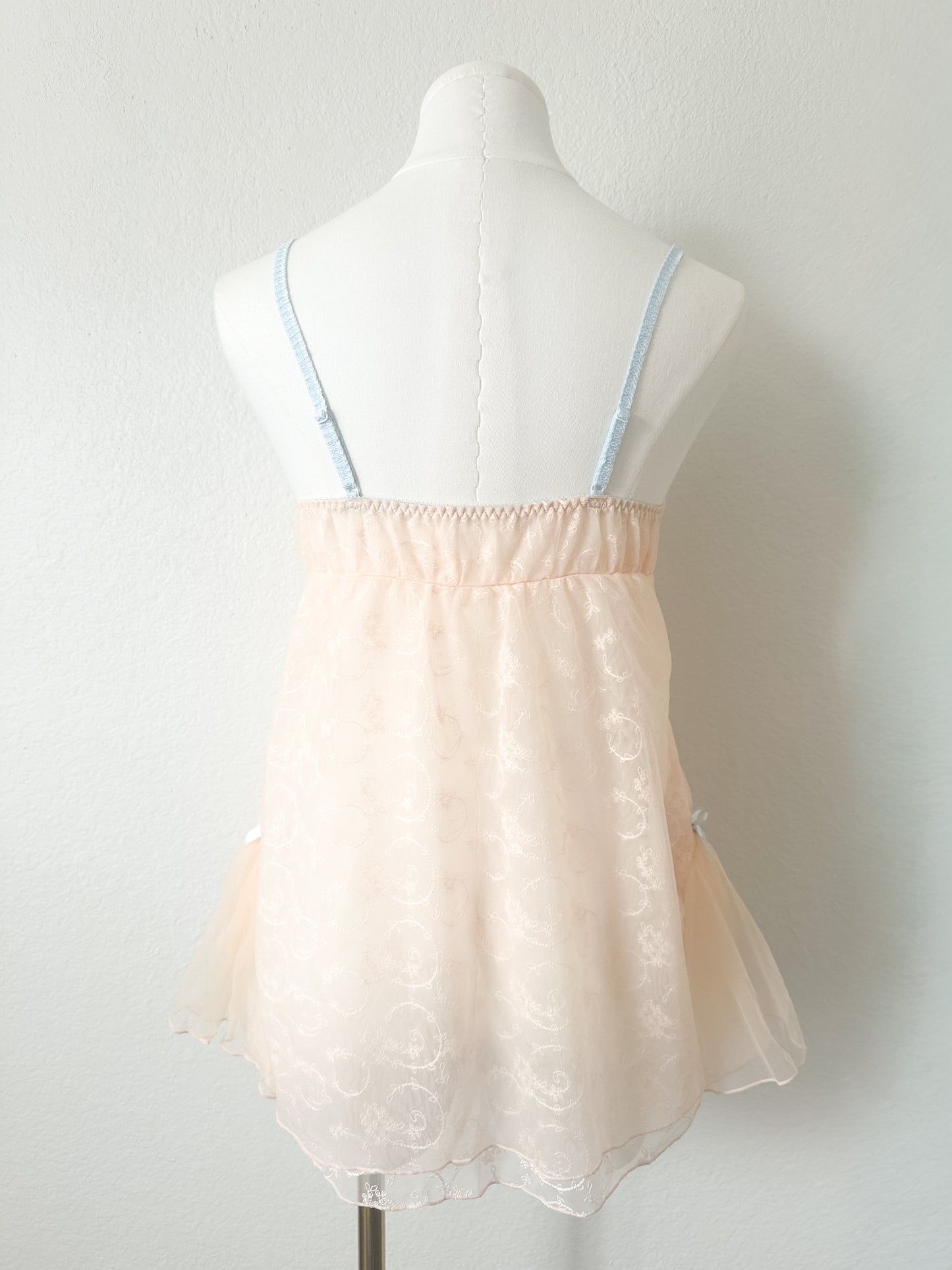 Peach Moonlit Bloom Babydoll
