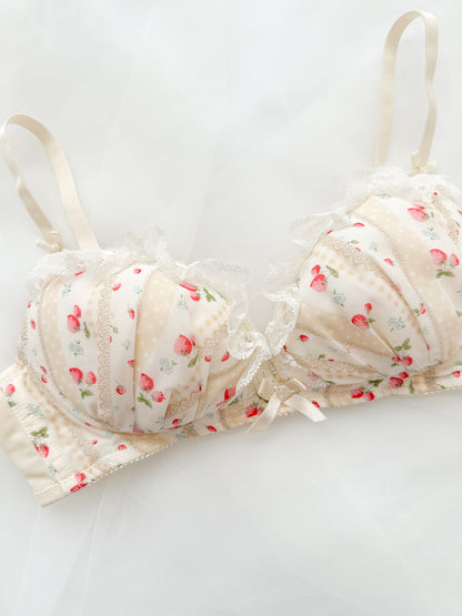 Strawberry Cream Lace Bra